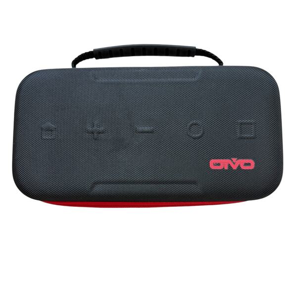 Nintendo Switch OIVO Black Red Trim Travel Carrying Case Non Oled Hard Case - Picture 1 of 16